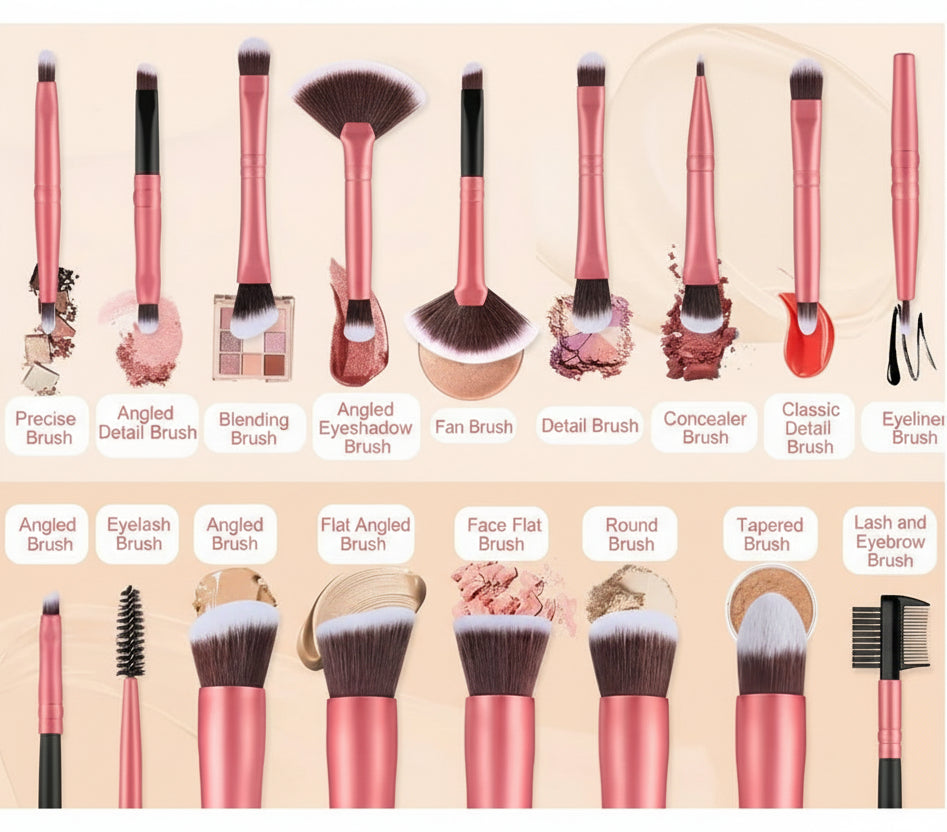 16 Pieces Makeup Brush Set